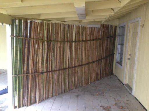 Simplified Shimizu Bamboo Fence lashed
